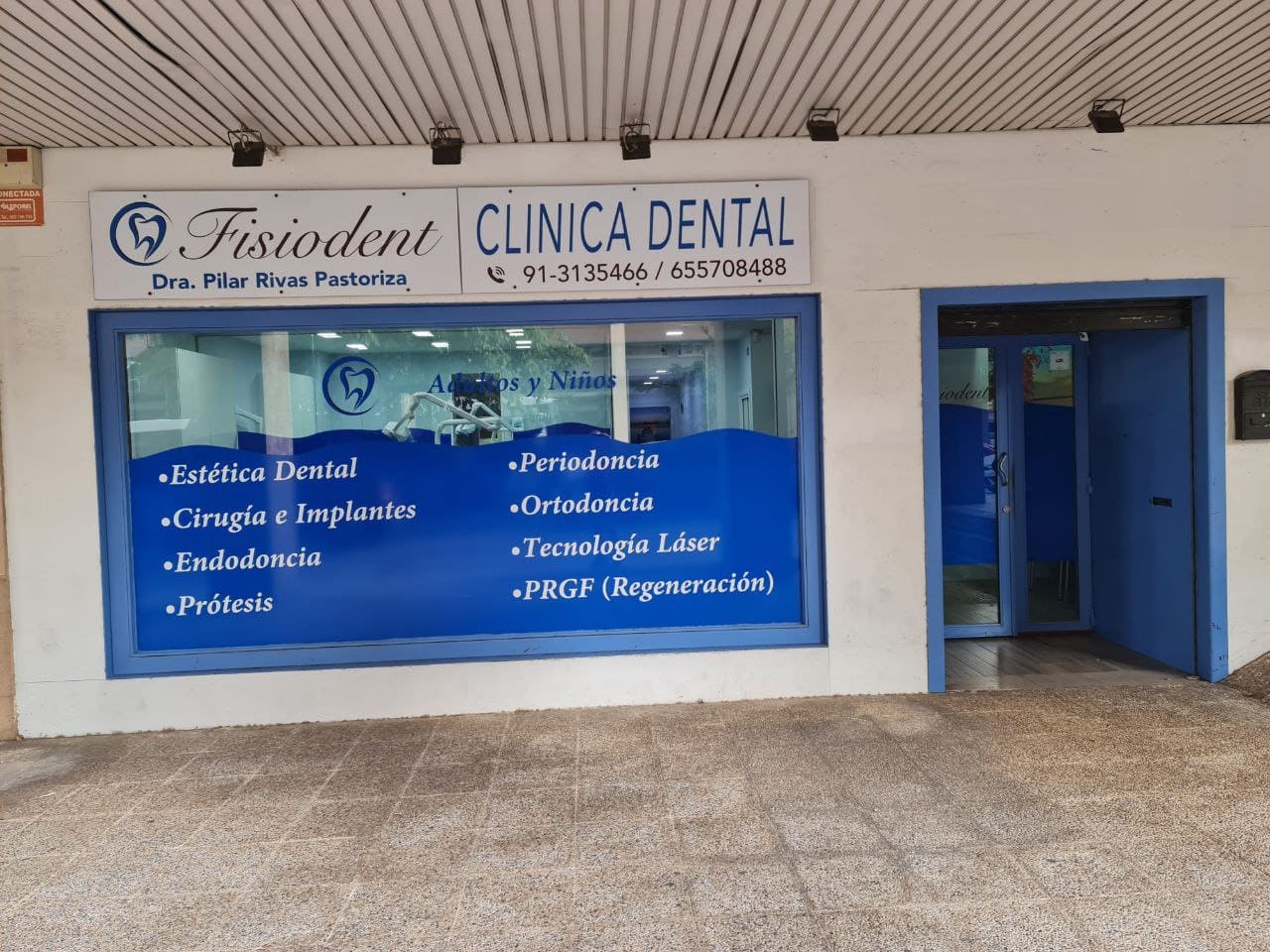 fachada clinica dental fisiodent